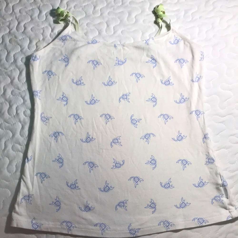 Soft cotton Scorpio pajama tank top, M